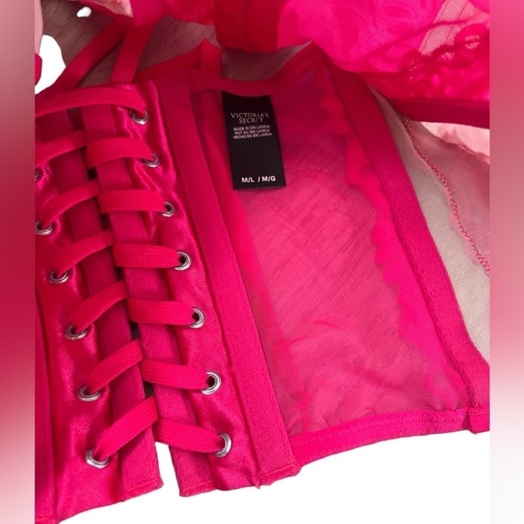 Victoria's Secret corset mesh top. Size M/L - Picture 5 of 5